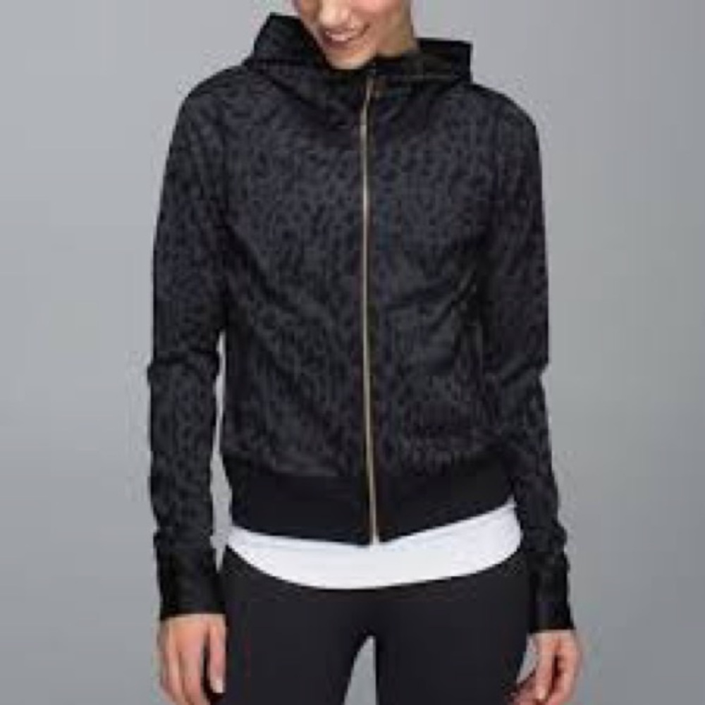 Lululemon Namaskar Cheetah print hoodie